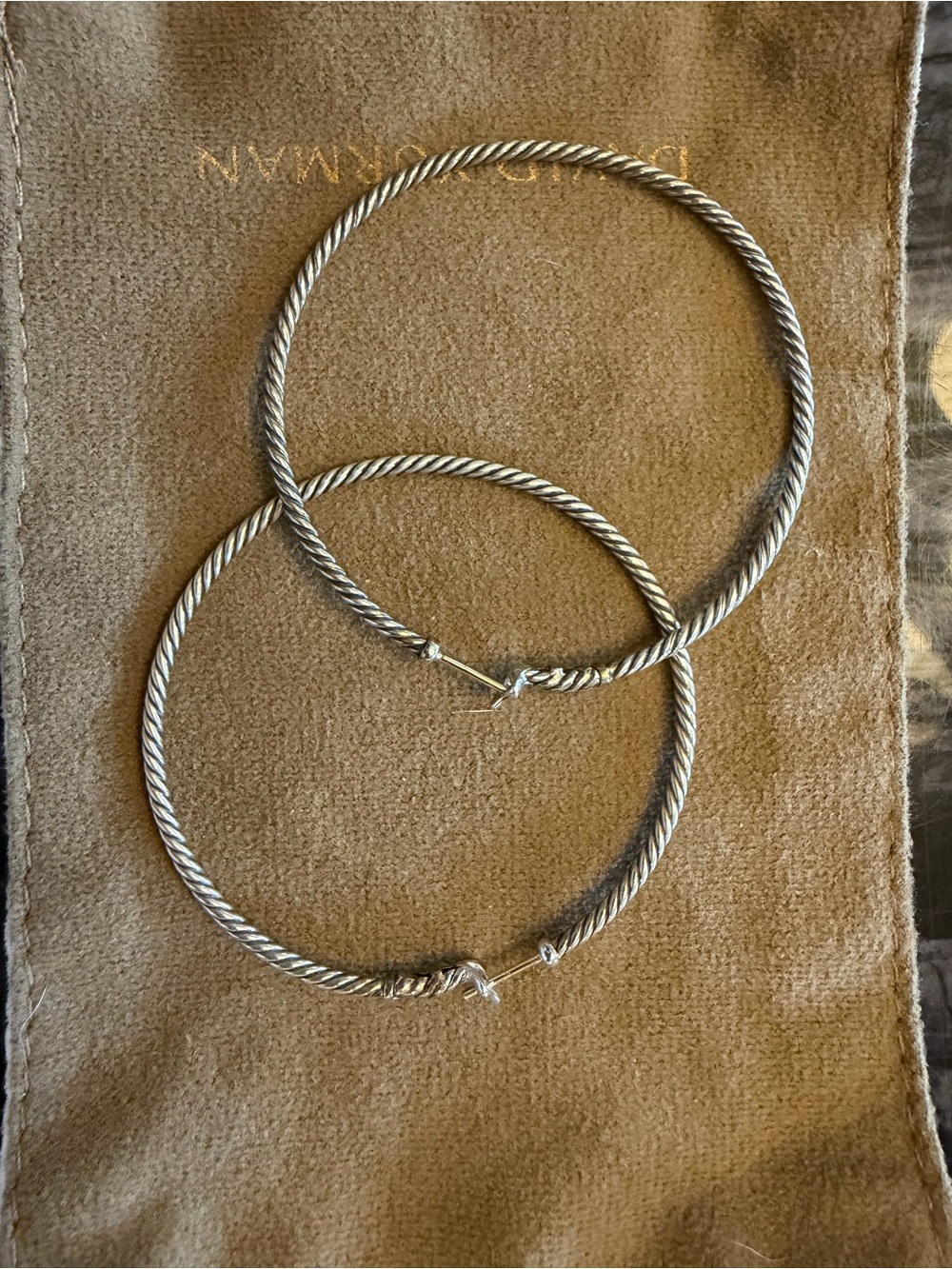 David Yurman 2” Cable Hoop